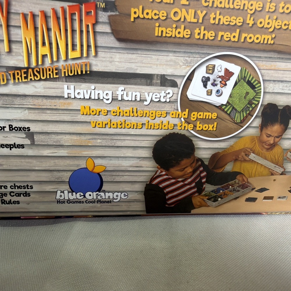 Shaky Manor - The Tilted Treasure Hunt! Board Game By Blue Orange 100% Complete - Picture 13 of 16
